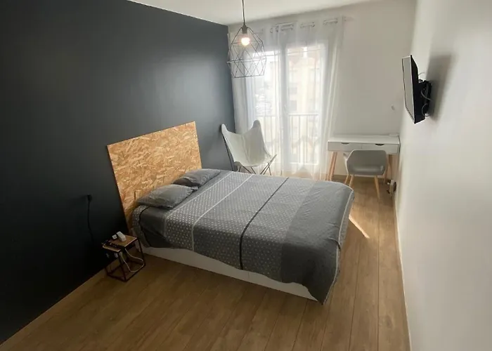 De 4 Proche Plage, Tram Et Aeroport Проживание в семье Ницца